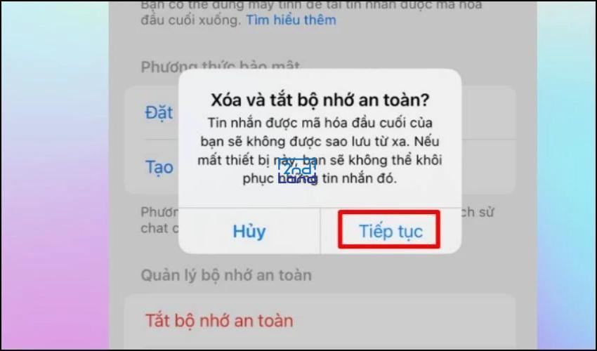 Cách tắt mã hóa đầu cuối trên Messenger 6