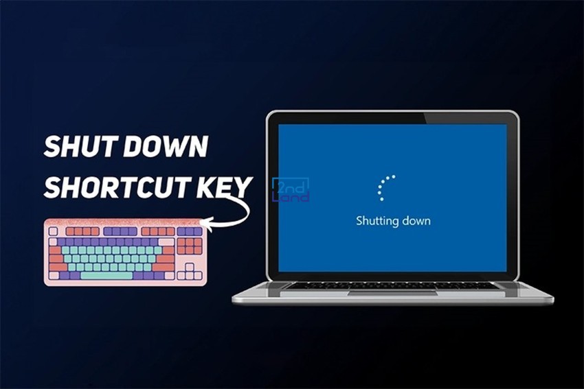 Cách tắt máy tính bằng bàn phím 8
