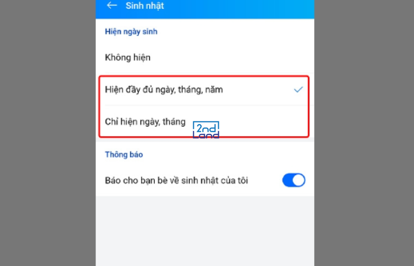 Cách tắt thông báo sinh nhật trên Zalo 16