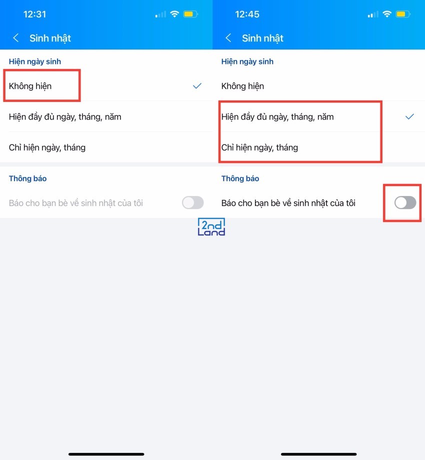Cách tắt thông báo sinh nhật trên Zalo 8