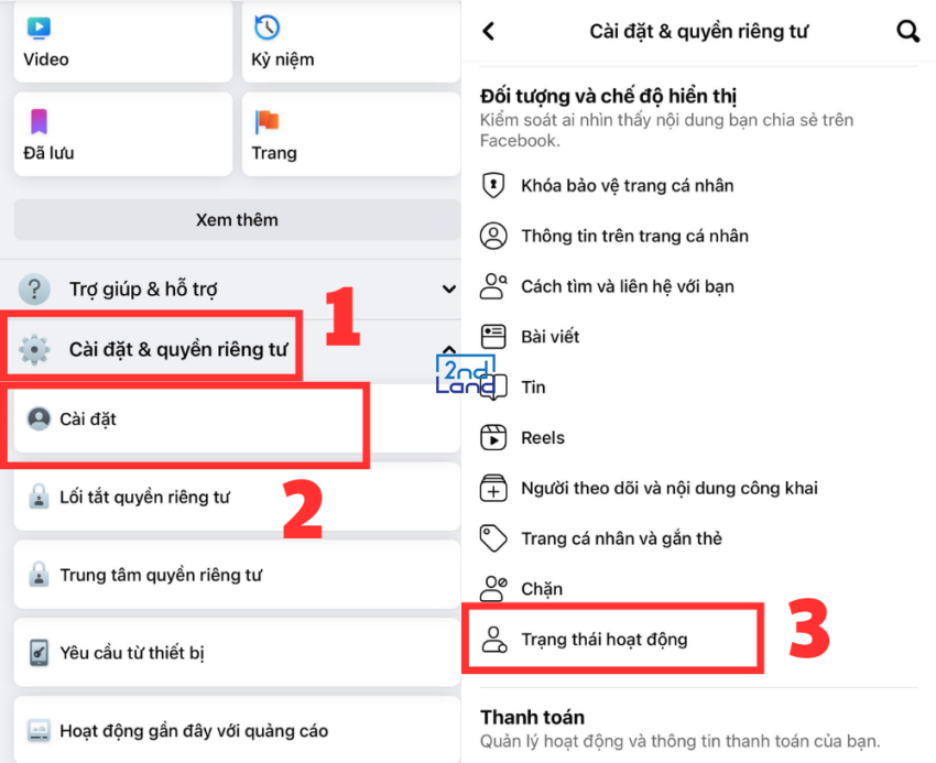 Cách tắt trạng thái hoạt động trên Facebook 6