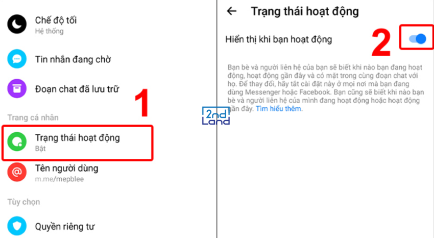 Cách tắt trạng thái hoạt động trên Facebook 12