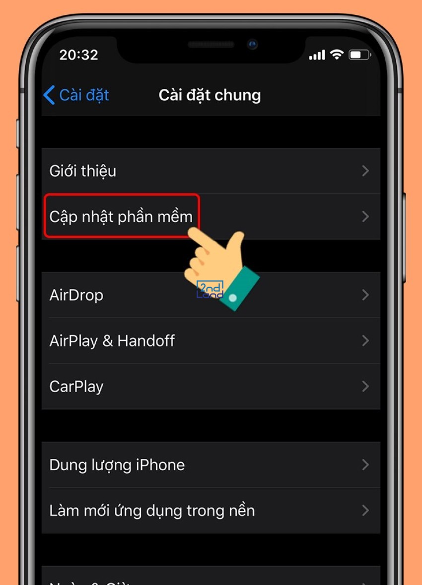Cách xoay màn hình iPhone 8