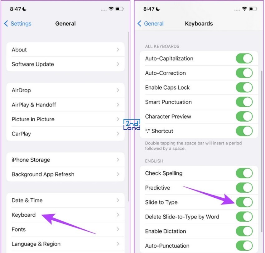 Cài đặt bàn phím iPhone 6