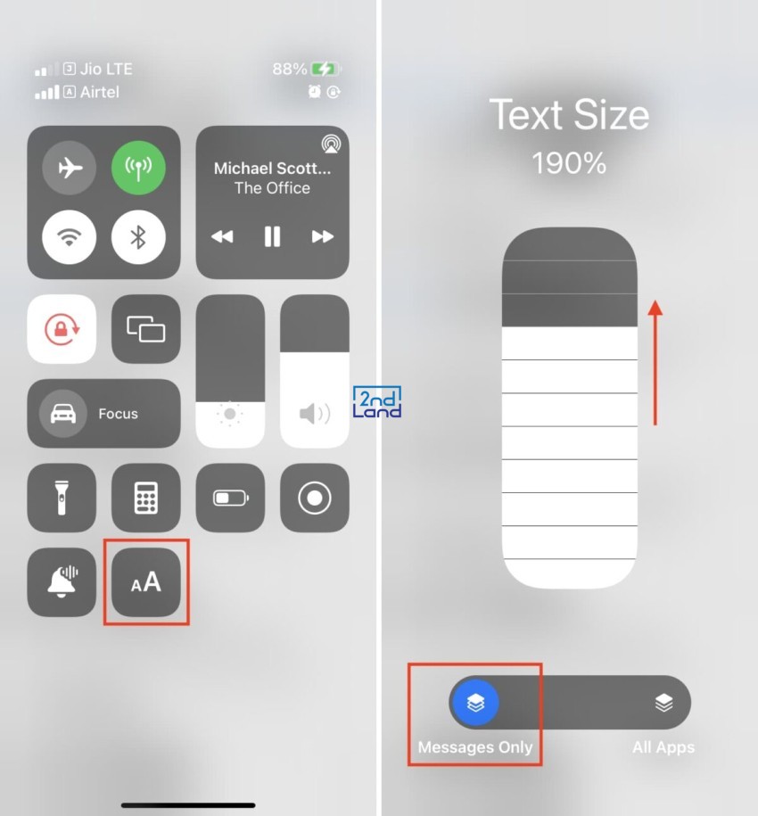 Cài đặt cỡ chữ iPhone 8