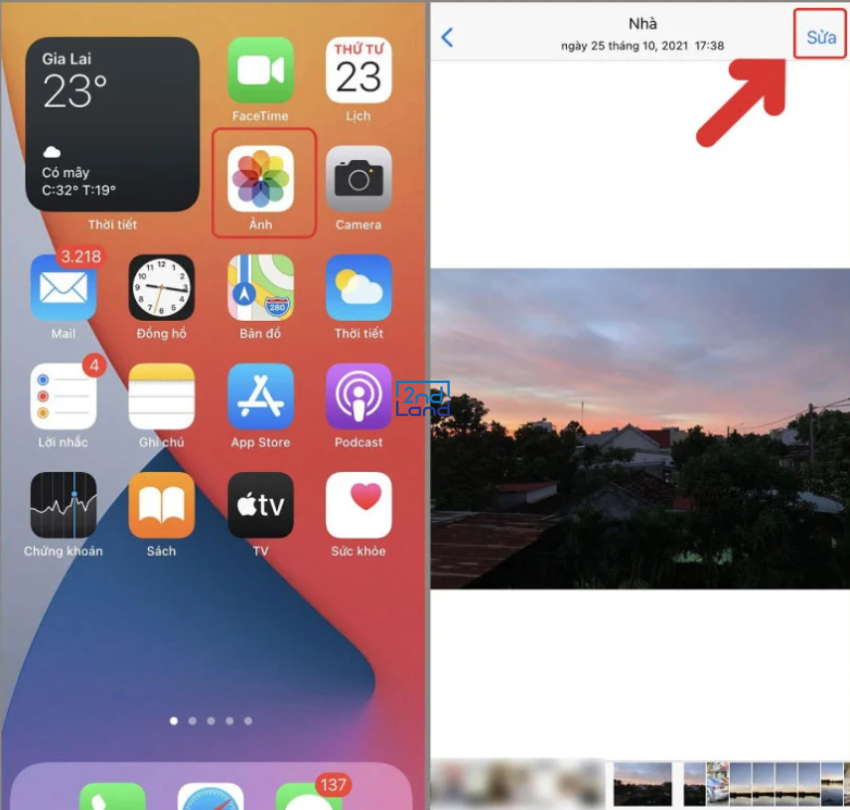 Công thức chỉnh màu iPhone