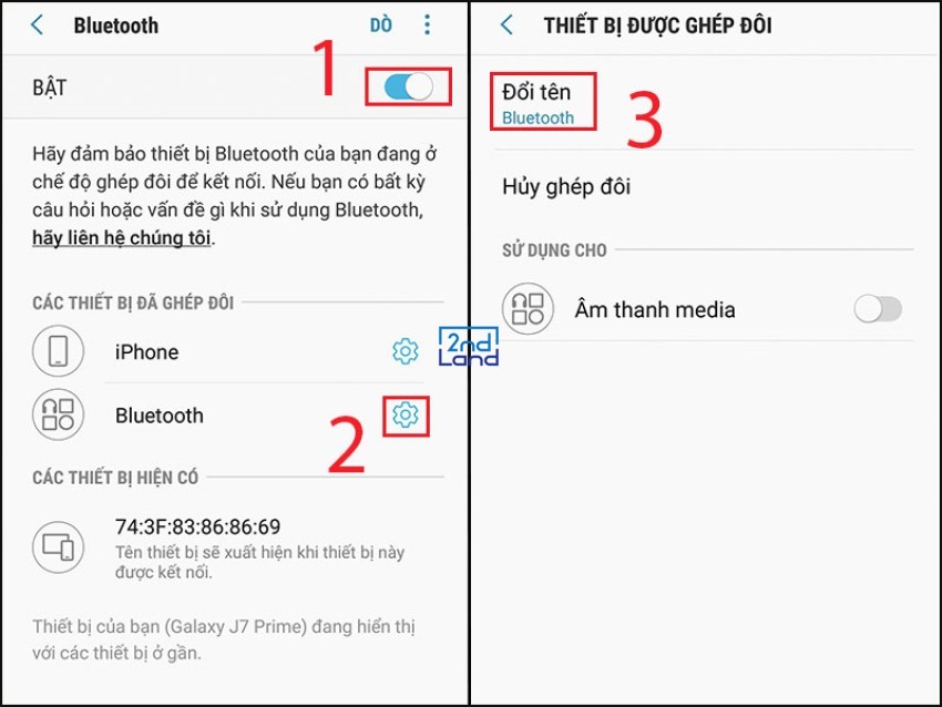 Đổi tên AirPods