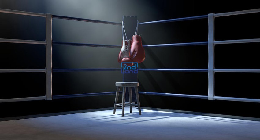 Găng tay Boxing cũ 2