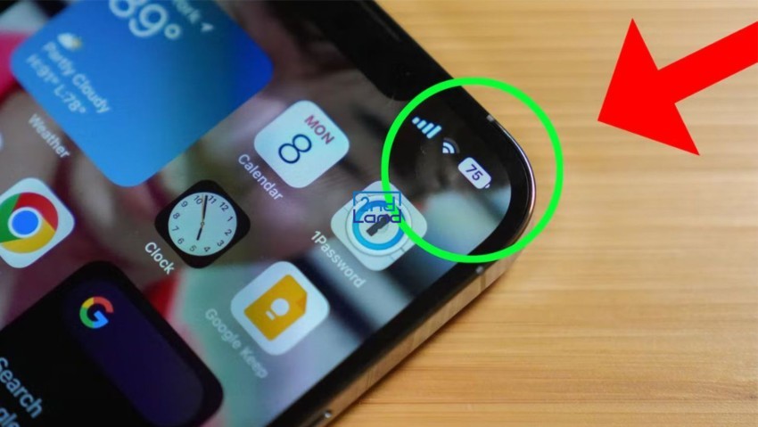 Hiển thị phần trăm pin