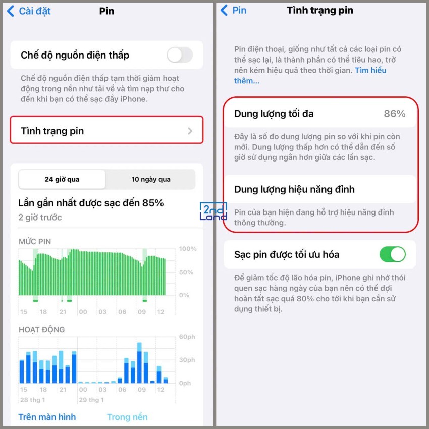 iPhone cũ còn pin bao nhiêu là tốt? 2
