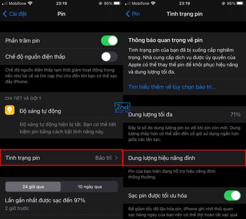 iPhone cũ còn pin bao nhiêu là tốt? 4