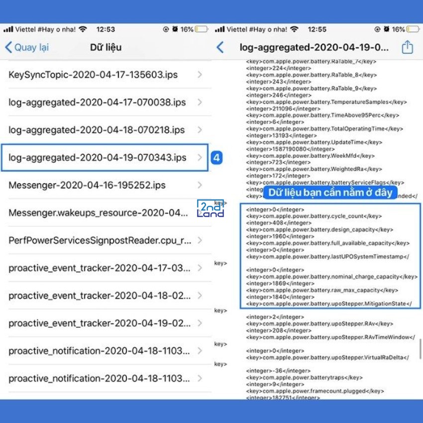 kiểm tra pin iphone đã thay chưa bằng cách nào 8