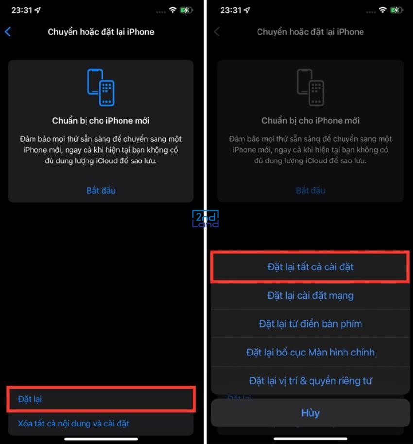 Lỗi thông báo iPhone 20