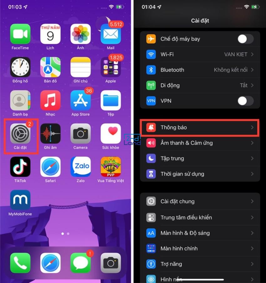 Lỗi thông báo iPhone 4