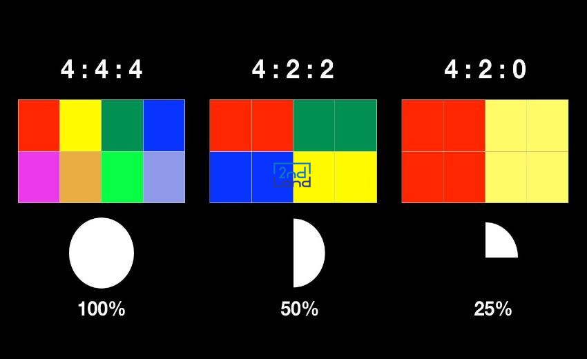 Màu 8 bit vs 10 bit trên màn hình 12