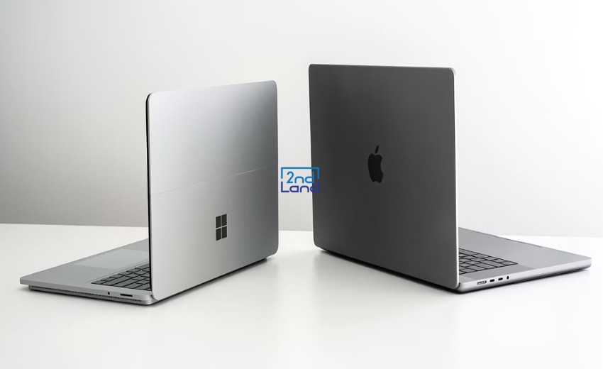 So sánh macbook và laptop windows 14