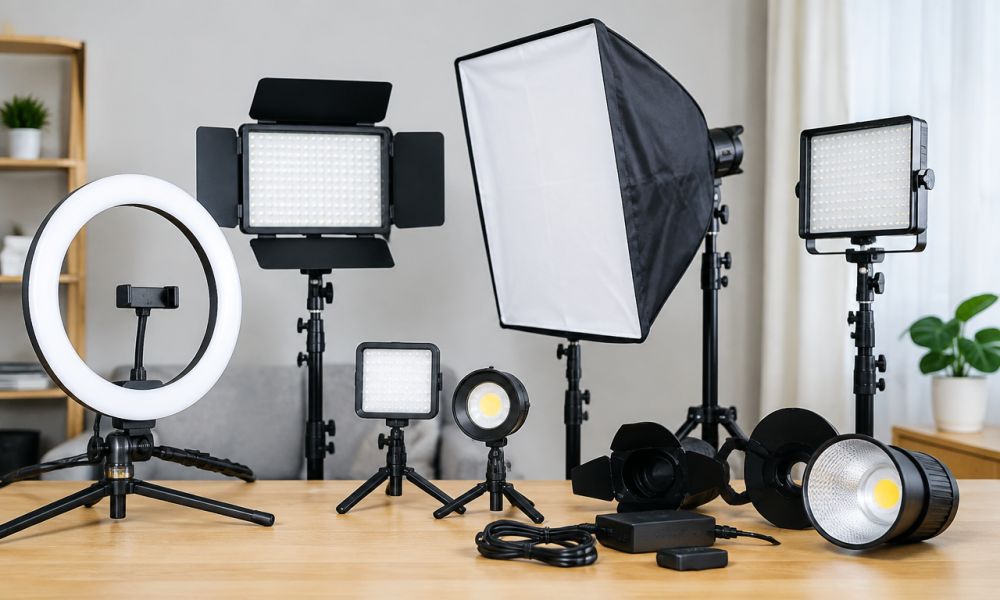 Các loại đèn livestream được thu mua