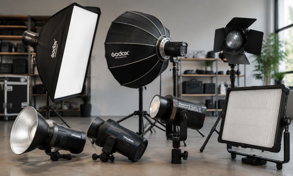 Các loại đèn studio 2handland thu mua