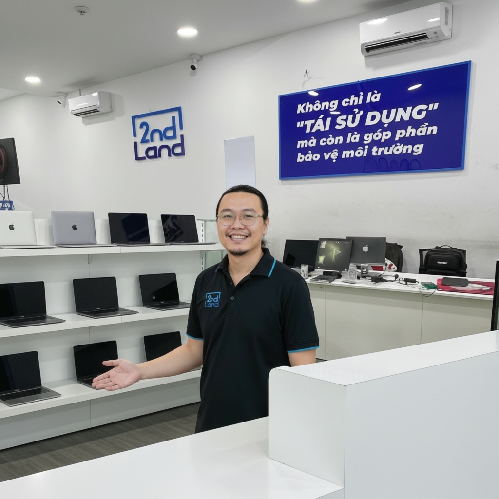 Nhân viên trực cửa hàng